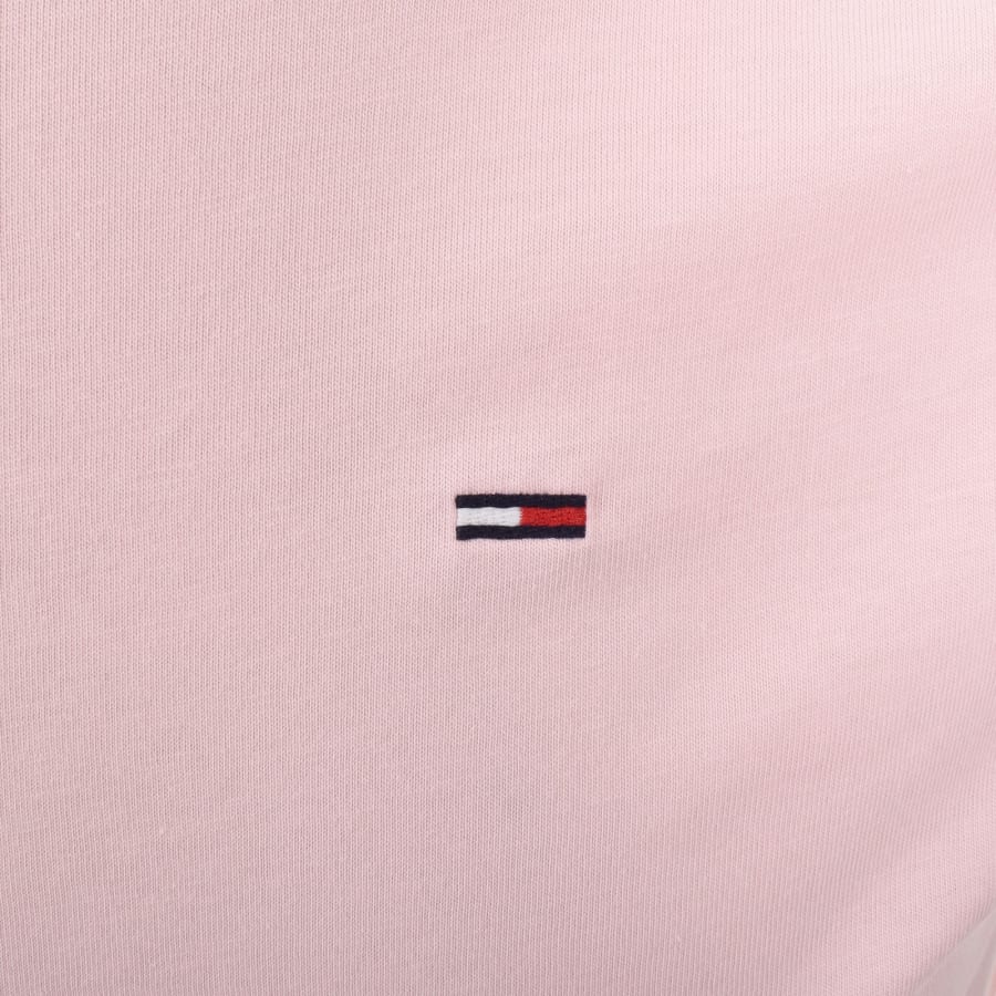 Image number 3 for Tommy Jeans Slim Jersey T Shirt Pink