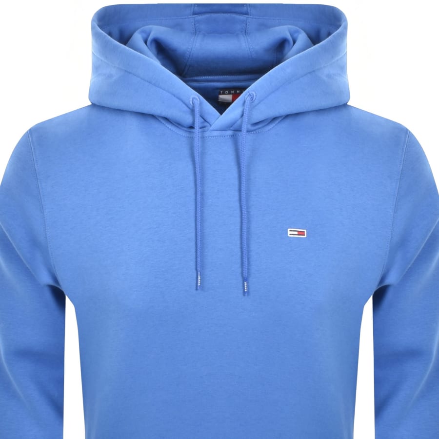 Image number 2 for Tommy Jeans Flag Logo Hoodie Blue