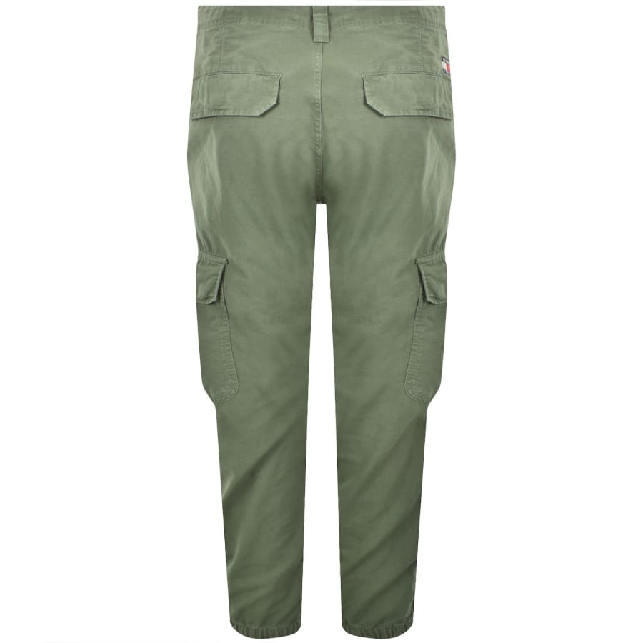 Image number 2 for Tommy Jeans Ryan Ripstop Cargo Trousers Green