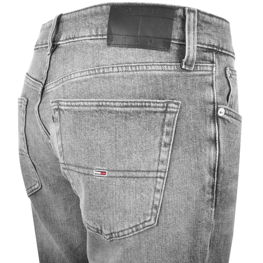 Image number 4 for Tommy Jeans Scanton Slim Fit Straight Jeans Grey