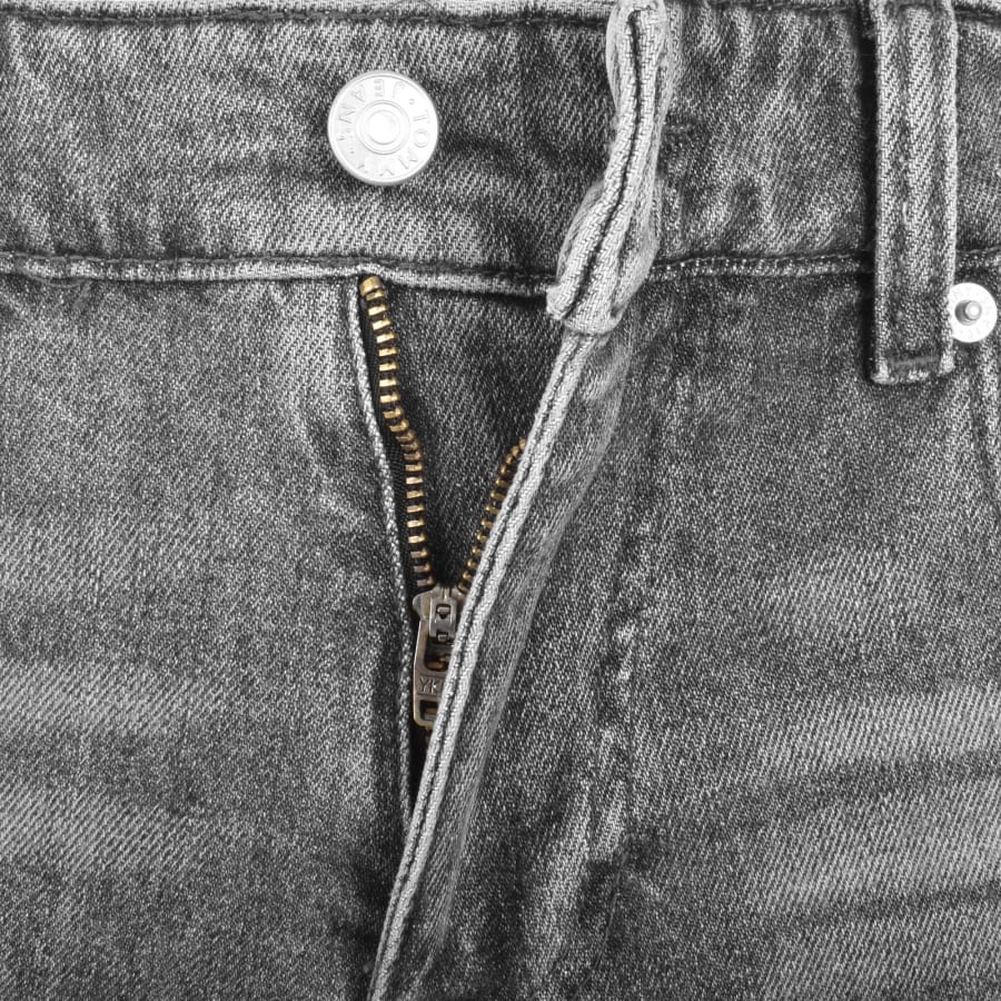 Image number 5 for Tommy Jeans Scanton Slim Fit Straight Jeans Grey