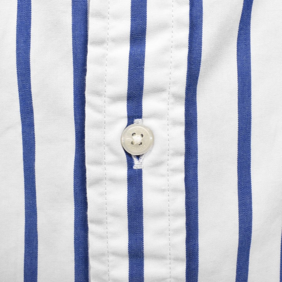 Image number 4 for Tommy Hilfiger Stripe Poplin Shirt Blue