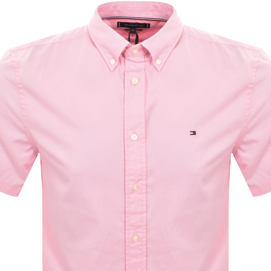 Image number 2 for Tommy Hilfiger Flex Poplin Shirt Pink