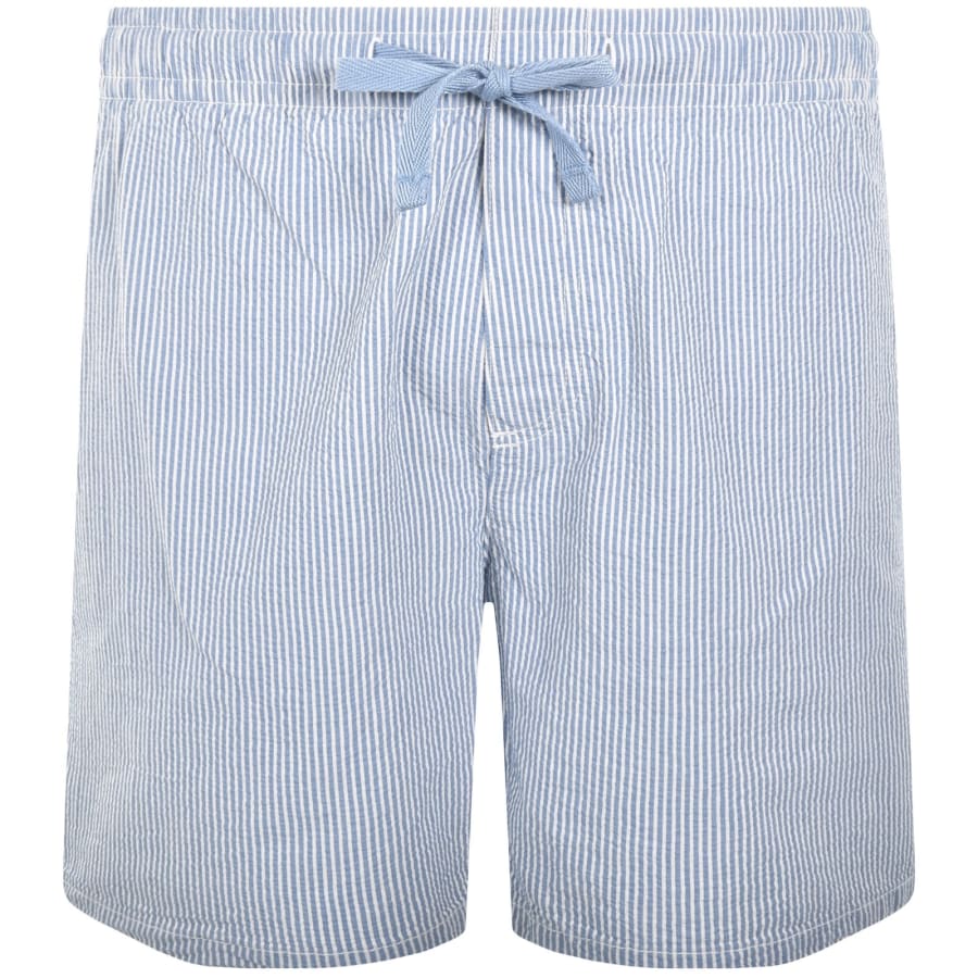 Image number 1 for Tommy Jeans Striped Beach Shorts Blue