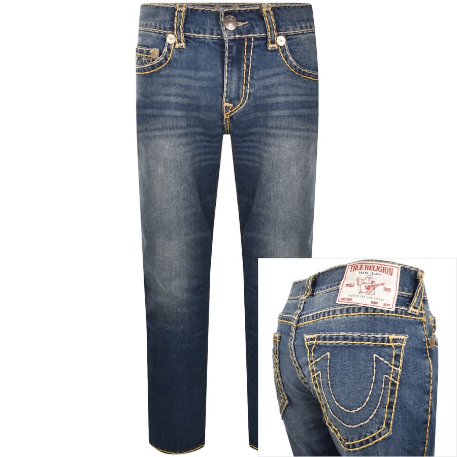 Image number 1 for True Religion Rocco Super T Skinny Jeans Blue