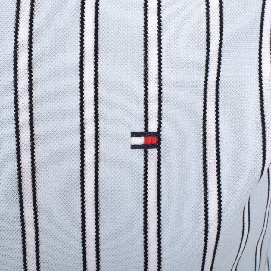 Image number 3 for Tommy Hilfiger Knitted Stripe Shirt Blue