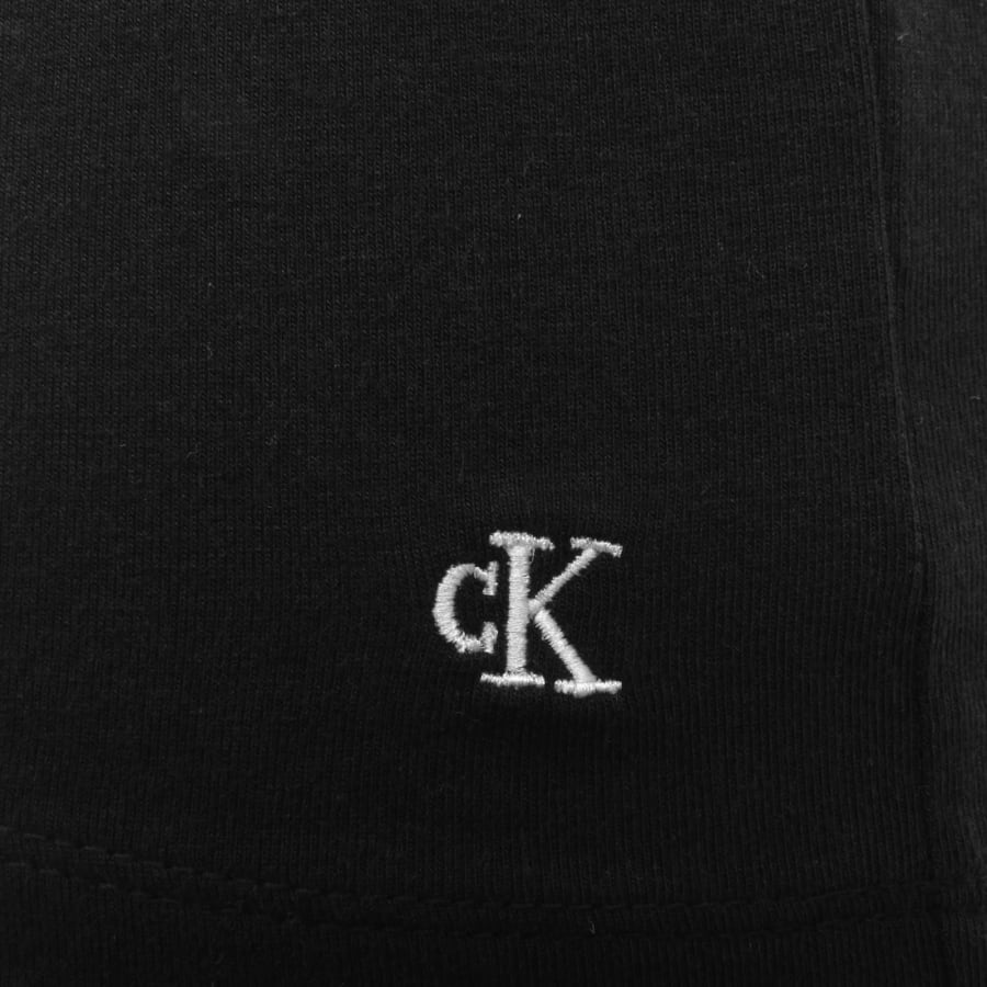 Image number 3 for Calvin Klein 3 Pack Vest T Shirts Black