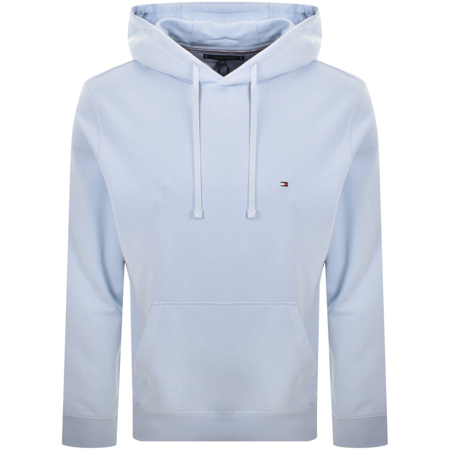 Image number 1 for Tommy Hilfiger Logo Terry Hoodie Blue