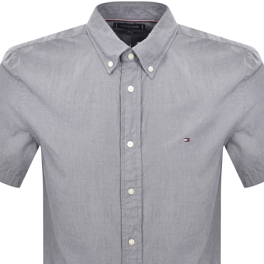 Image number 2 for Tommy Hilfiger Flex Poplin Shirt Navy