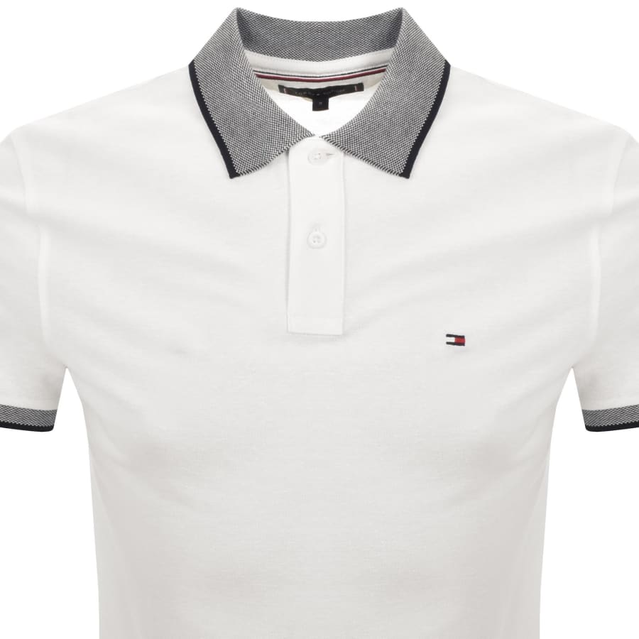 Image number 2 for Tommy Hilfiger Linen Pique Polo T Shirt White
