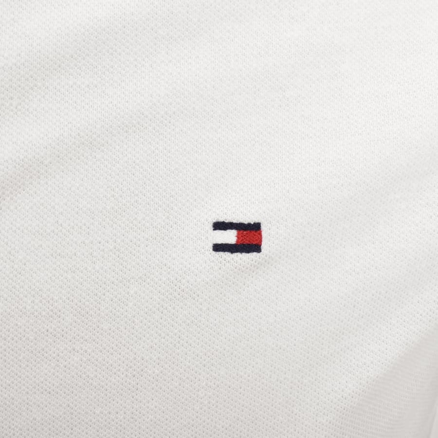 Image number 3 for Tommy Hilfiger Linen Pique Polo T Shirt White