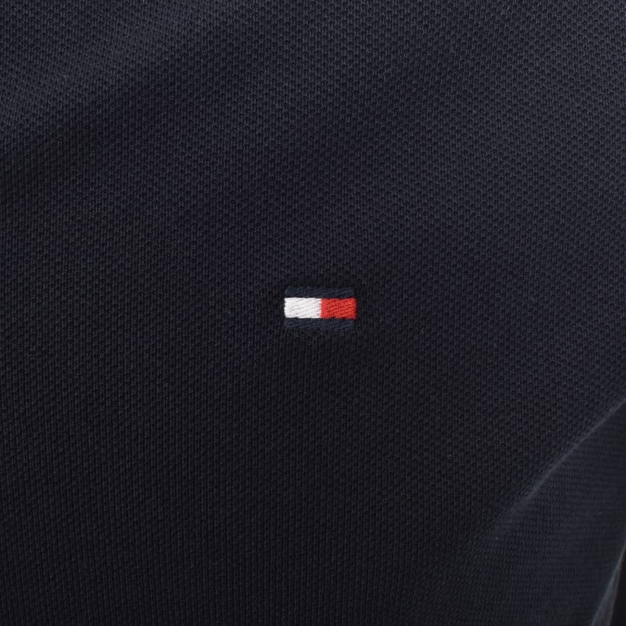Image number 3 for Tommy Hilfiger Placket Interest Polo Navy