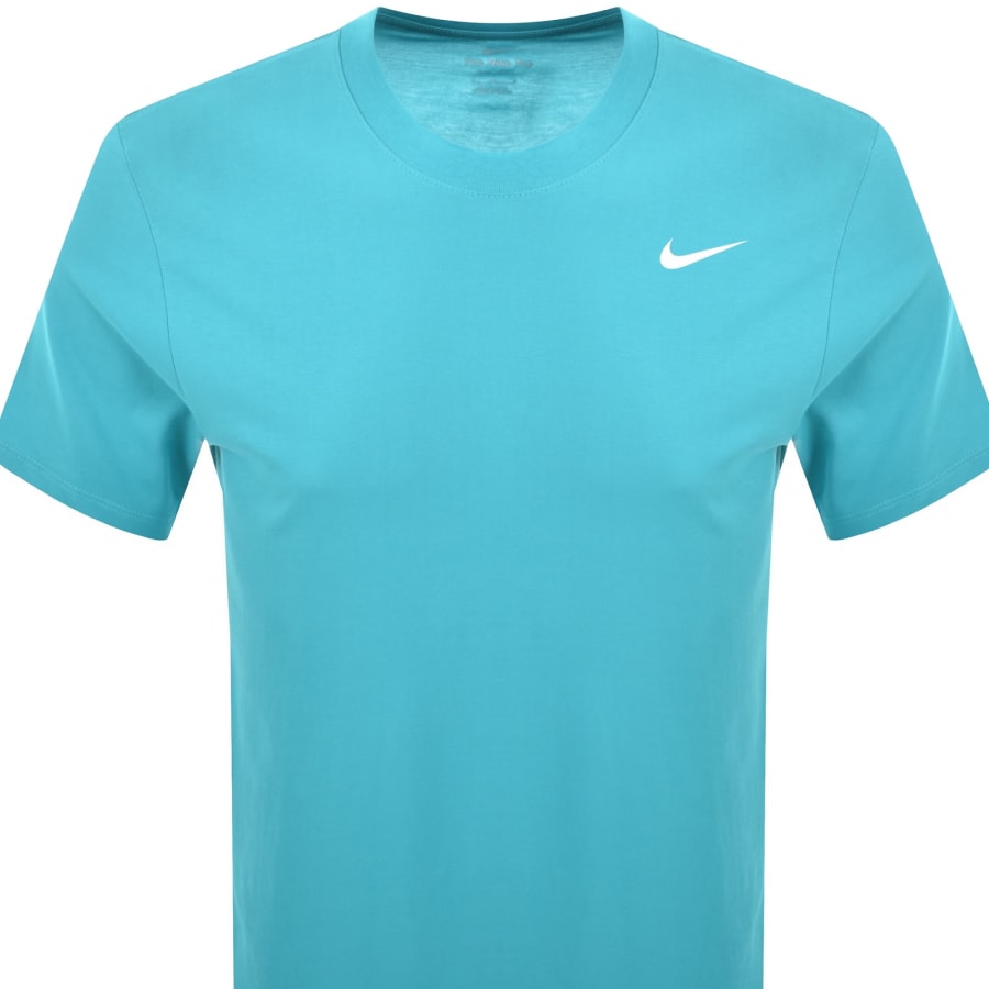 Image number 2 for Nike Training Dri Fit Logo T Shirt Green
