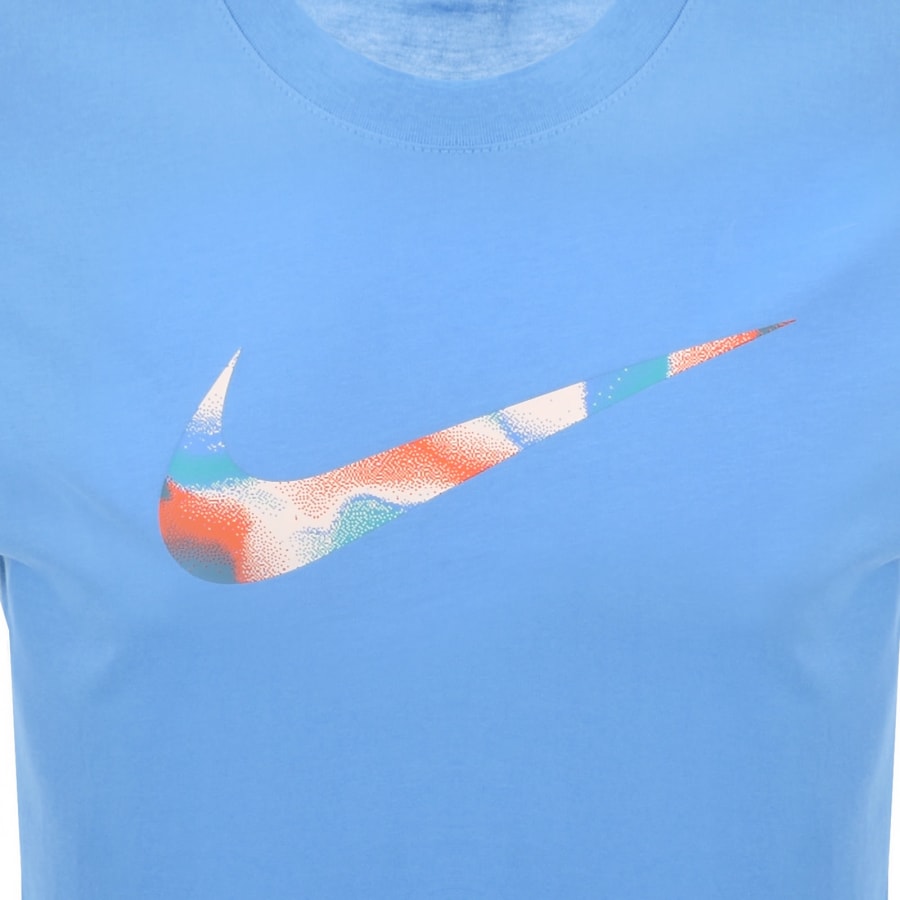 Image number 3 for Nike Training Lava Swoosh T Shirt Blue