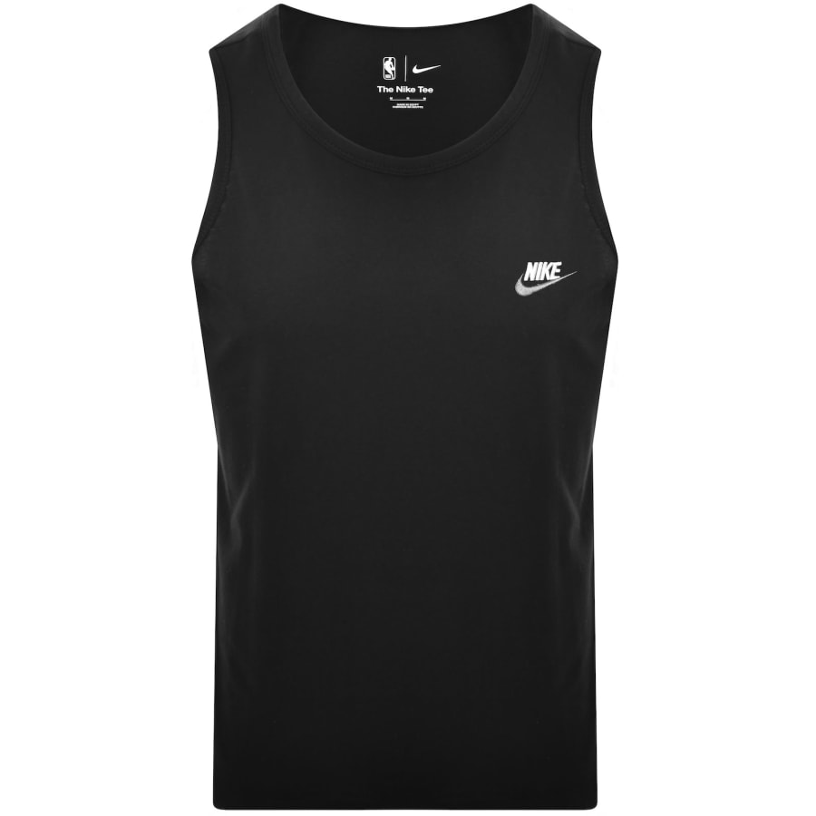 Image number 1 for Nike Club Logo Vest T Shirt Black