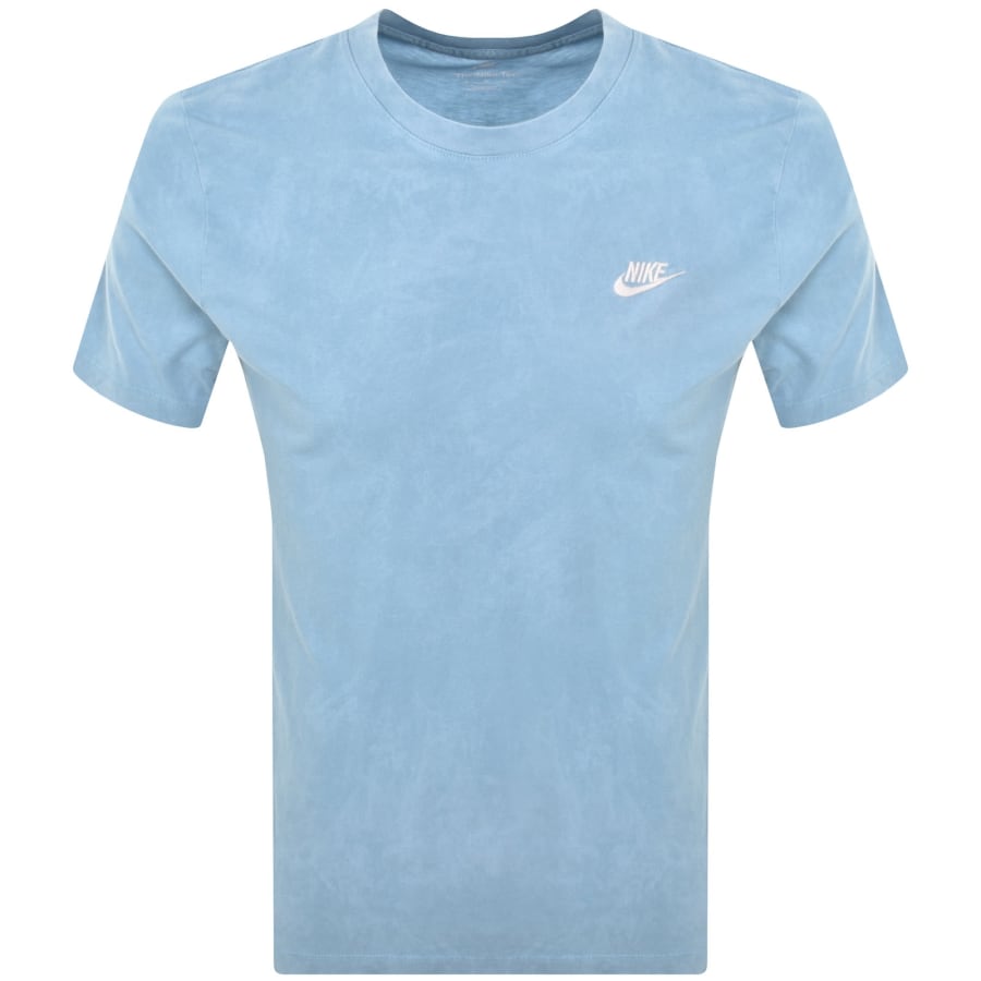 Image number 1 for Nike Sportswear Club T Shirt Blue