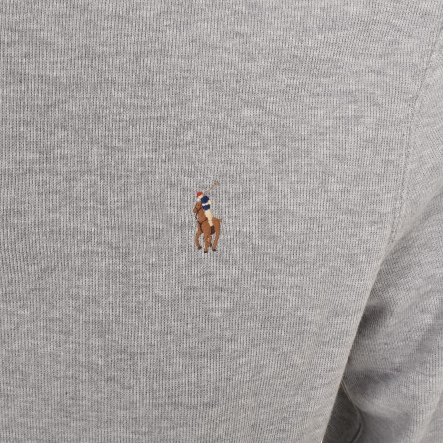 Image number 3 for Ralph Lauren Half Zip Sweatshirt Grey