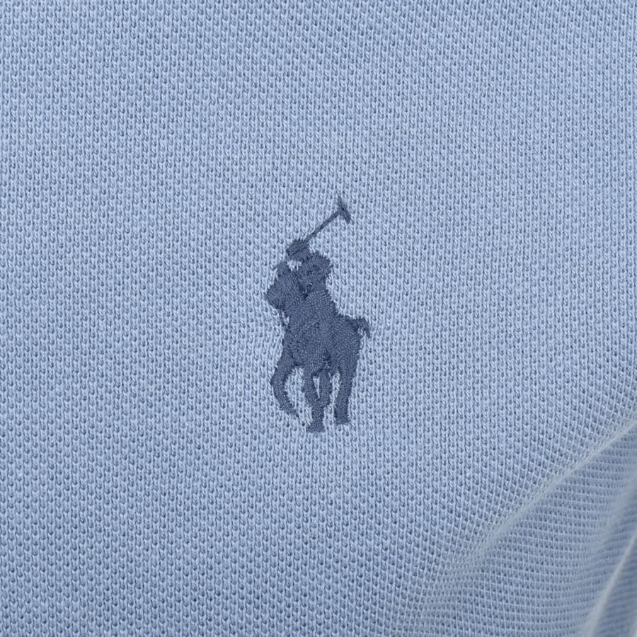 Image number 3 for Ralph Lauren Twin Tipped Polo T Shirt Blue
