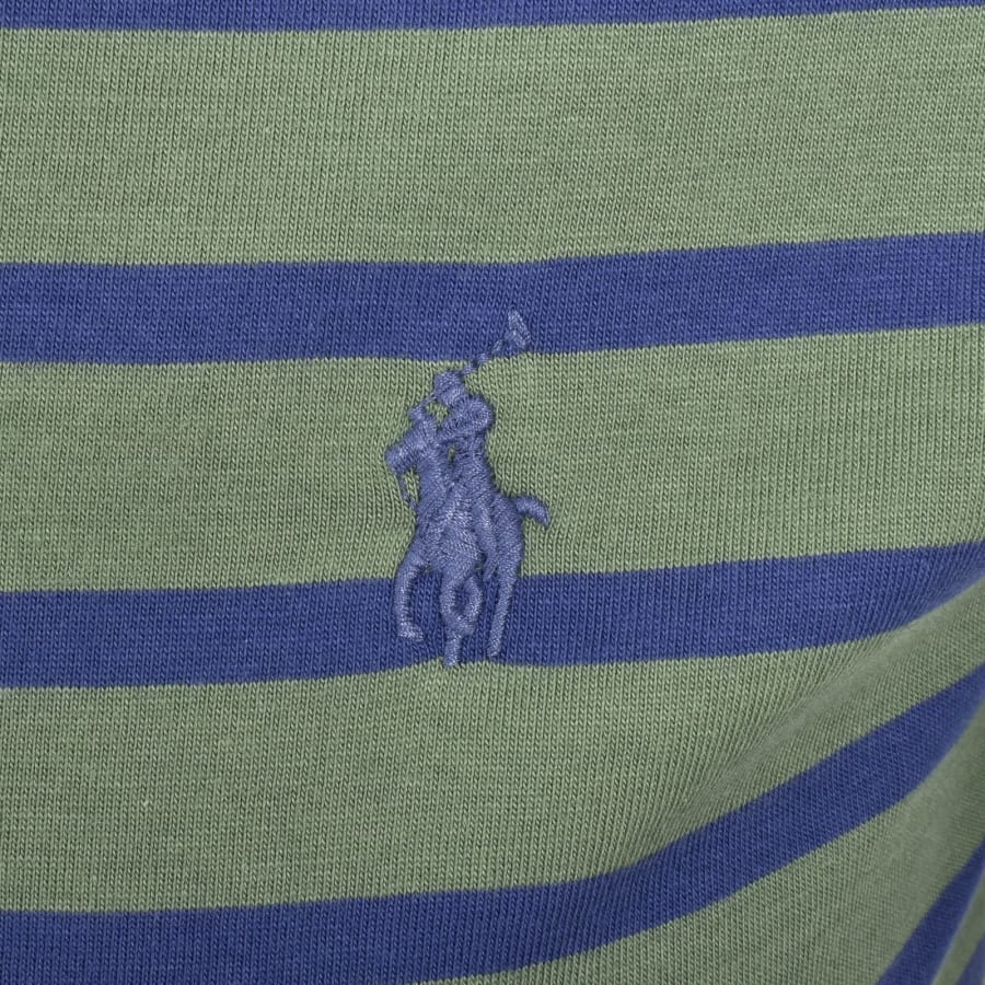 Image number 3 for Ralph Lauren Stripe T Shirt Green