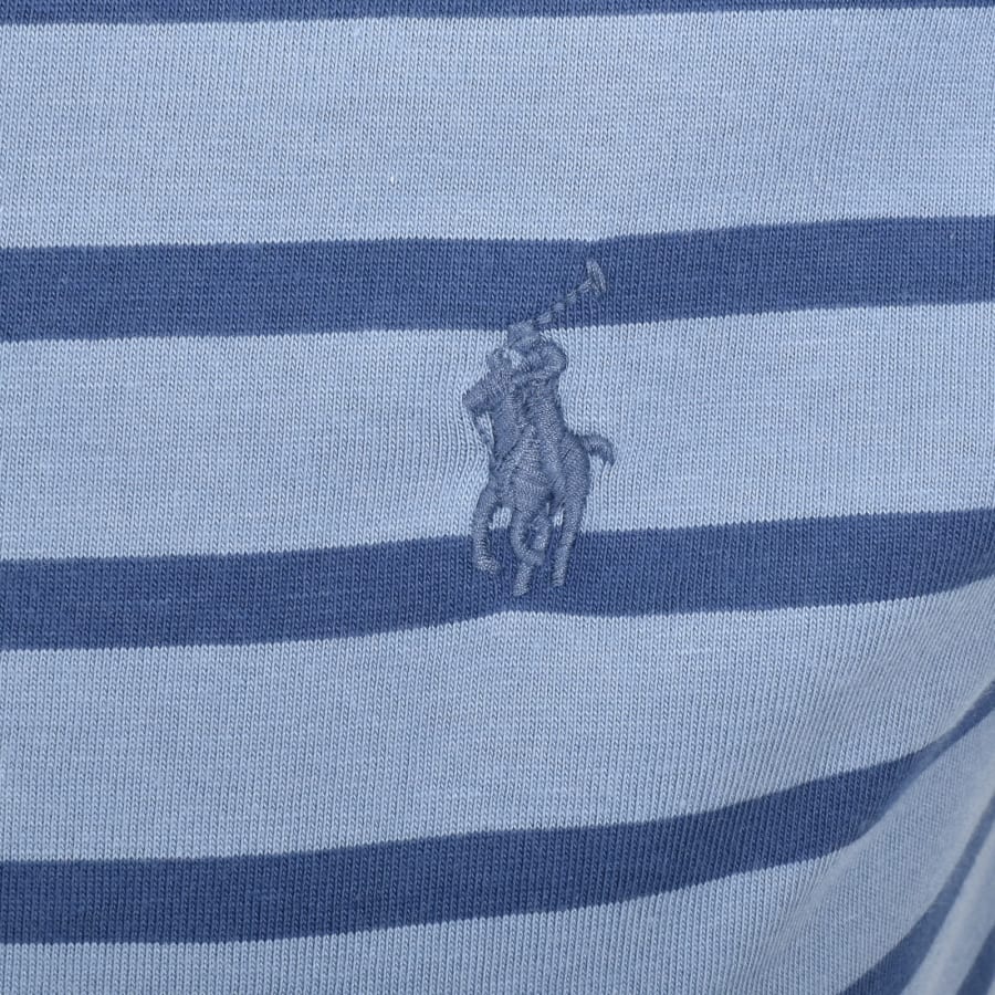 Image number 3 for Ralph Lauren Stripe T Shirt Blue