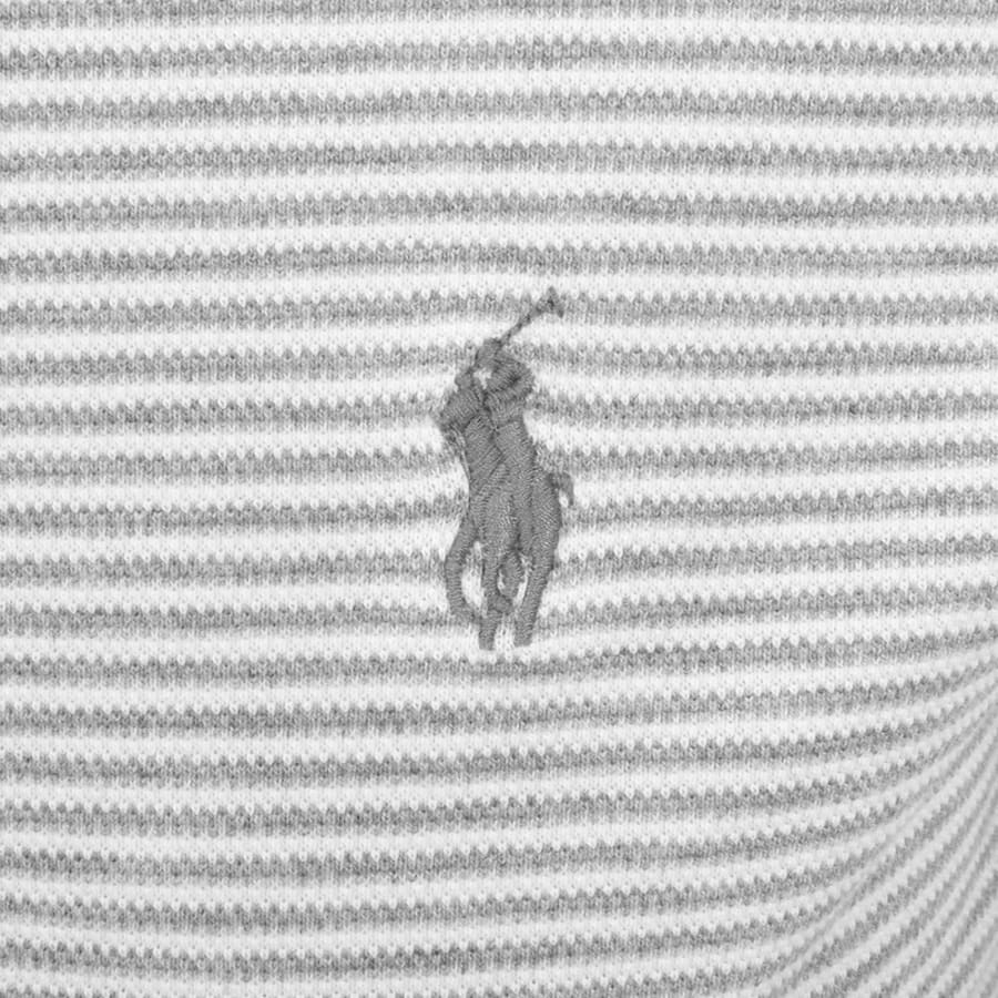 Image number 3 for Ralph Lauren Custom Slim Polo T Shirt Grey