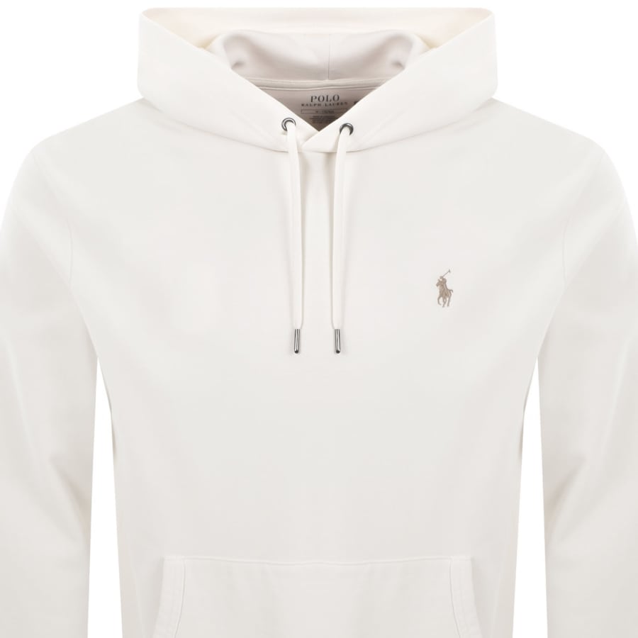 Image number 2 for Ralph Lauren Pullover Hoodie Cream