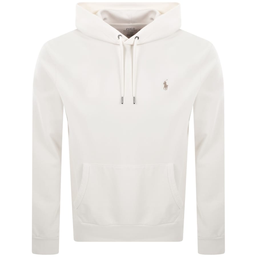 Image number 1 for Ralph Lauren Pullover Hoodie Cream