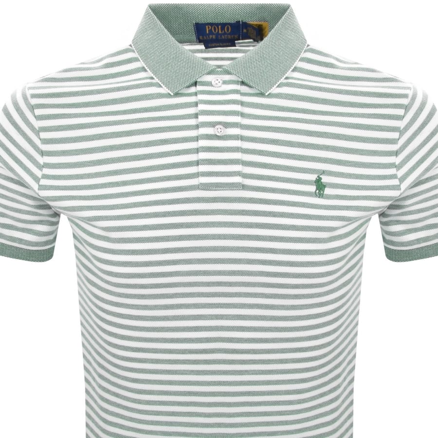 Image number 2 for Ralph Lauren Custom Slim Polo T Shirt Green