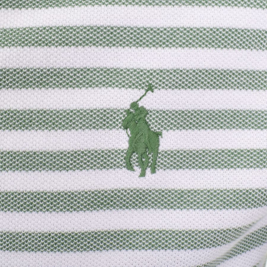 Image number 3 for Ralph Lauren Custom Slim Polo T Shirt Green