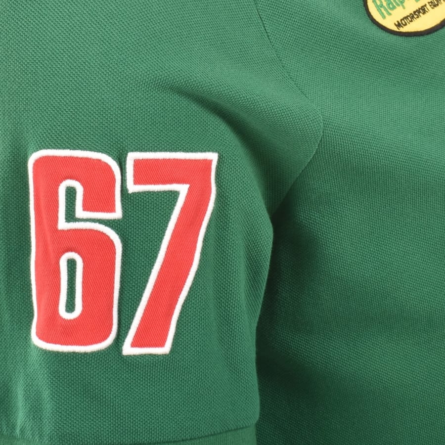 Image number 4 for Ralph Lauren Racing Polo T Shirt Green