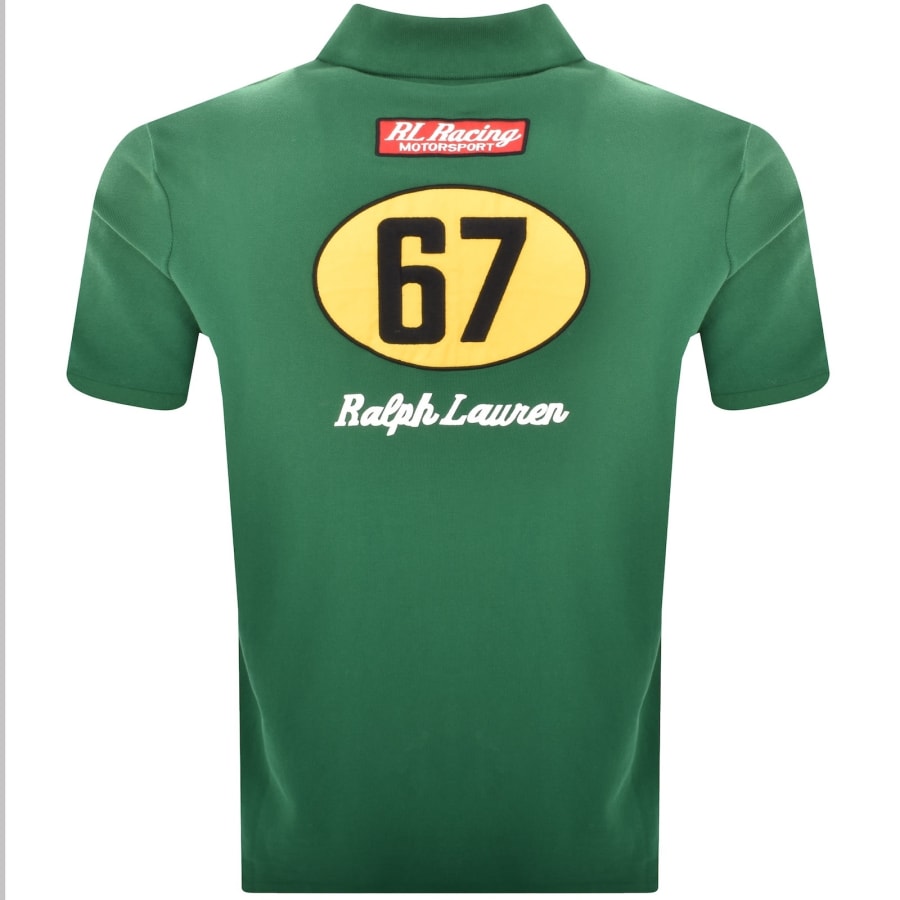Image number 5 for Ralph Lauren Racing Polo T Shirt Green