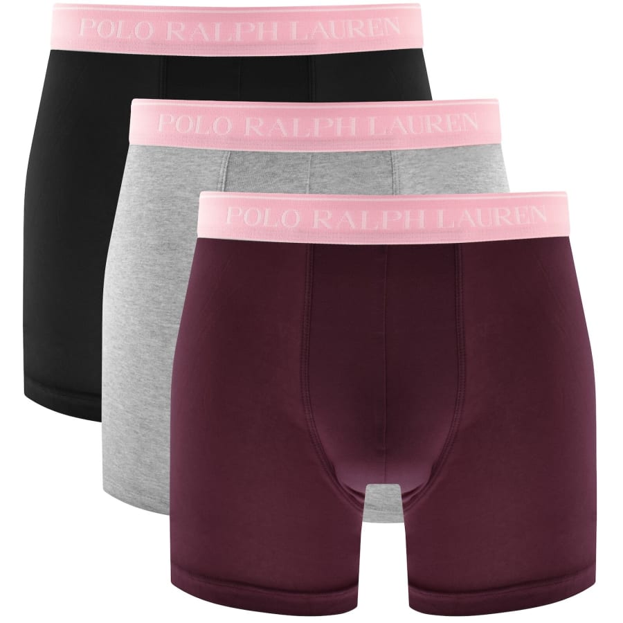 Image number 1 for Ralph Lauren Underwear 3 Pack Boxer Briefs