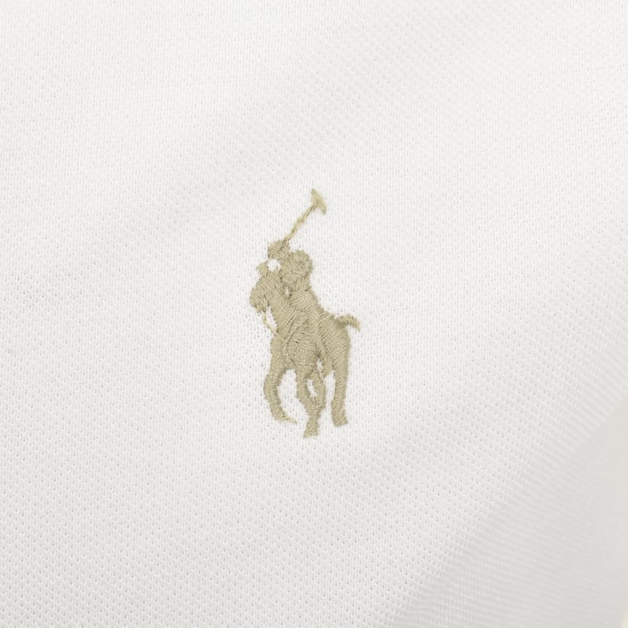 Image number 3 for Ralph Lauren Featherweight Mesh Shirt Cream