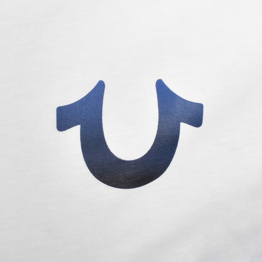 Image number 4 for True Religion Gradient Buddah T Shirt White