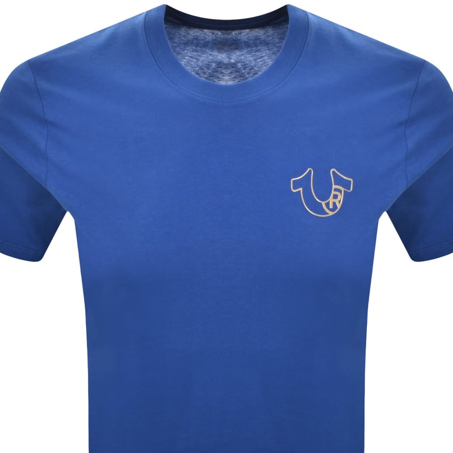 Image number 3 for True Religion Buddah T Shirt Blue