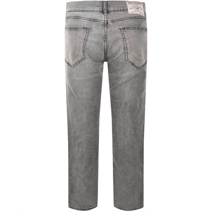 Image number 3 for True Religion Ricky Straight Jeans Grey