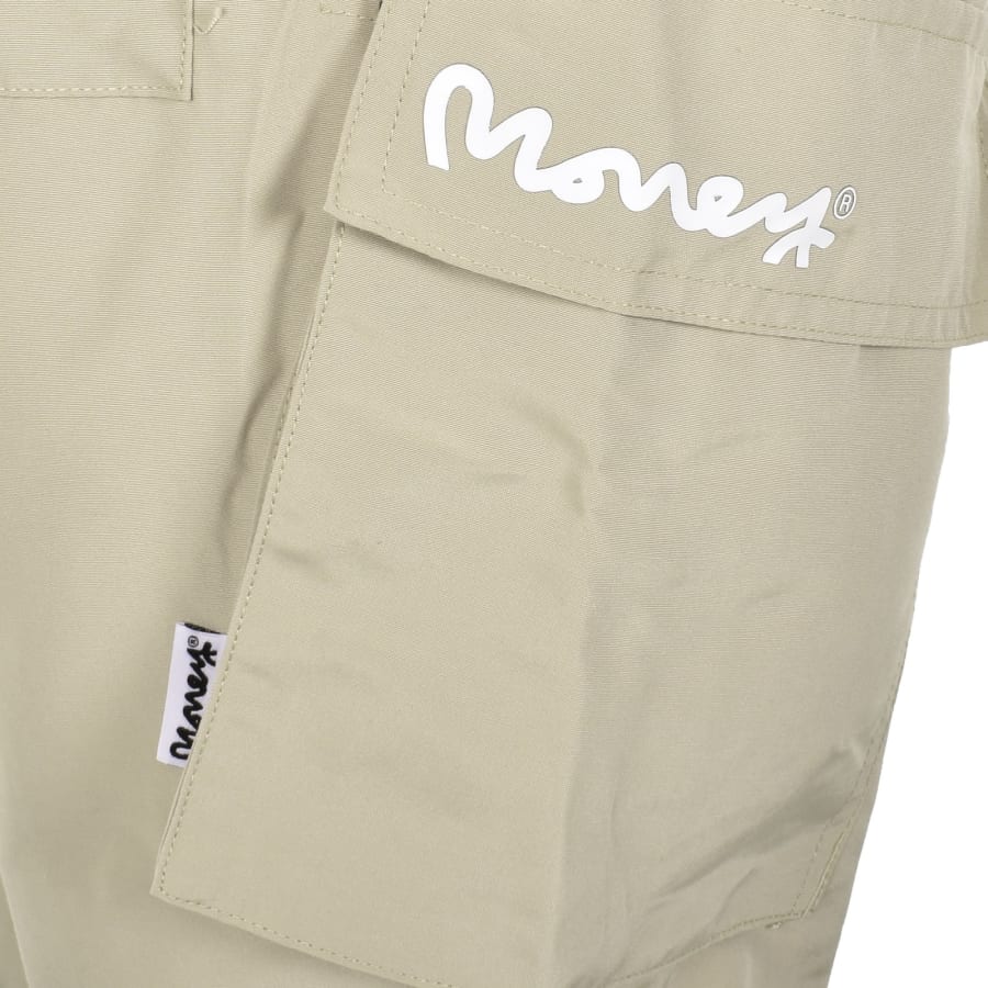 Image number 4 for Money Cargo Engineered Trousers Beige