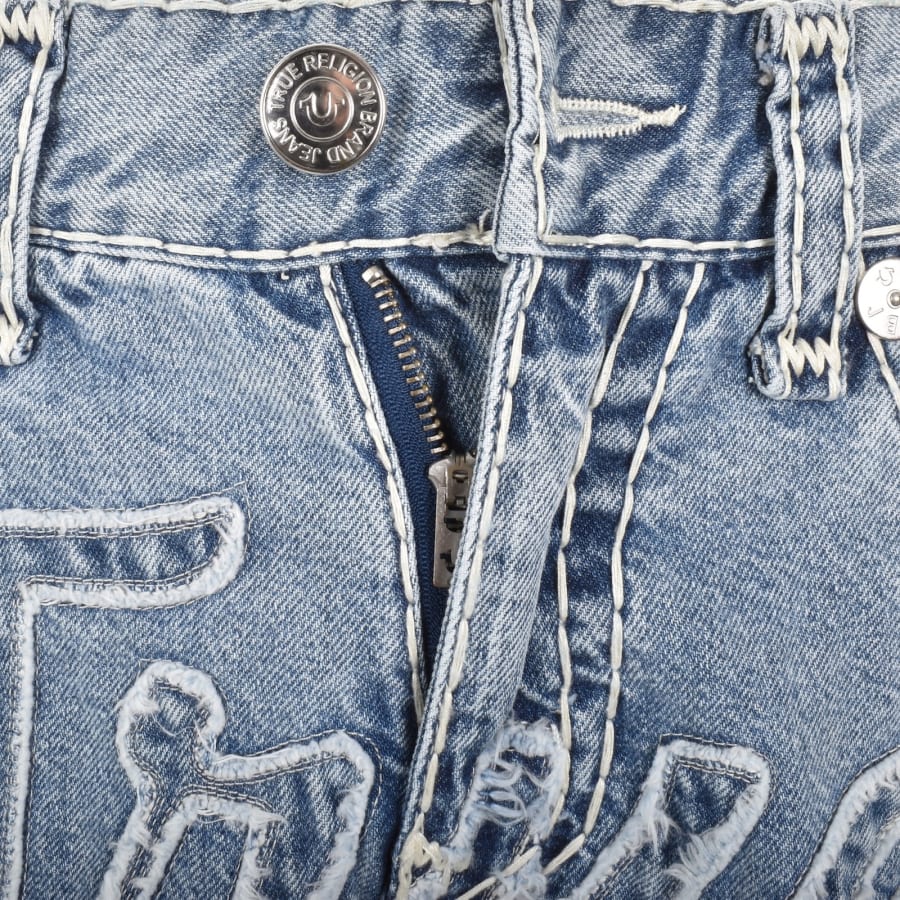 Image number 5 for True Religion Bobby Super T Flap Shorts Blue