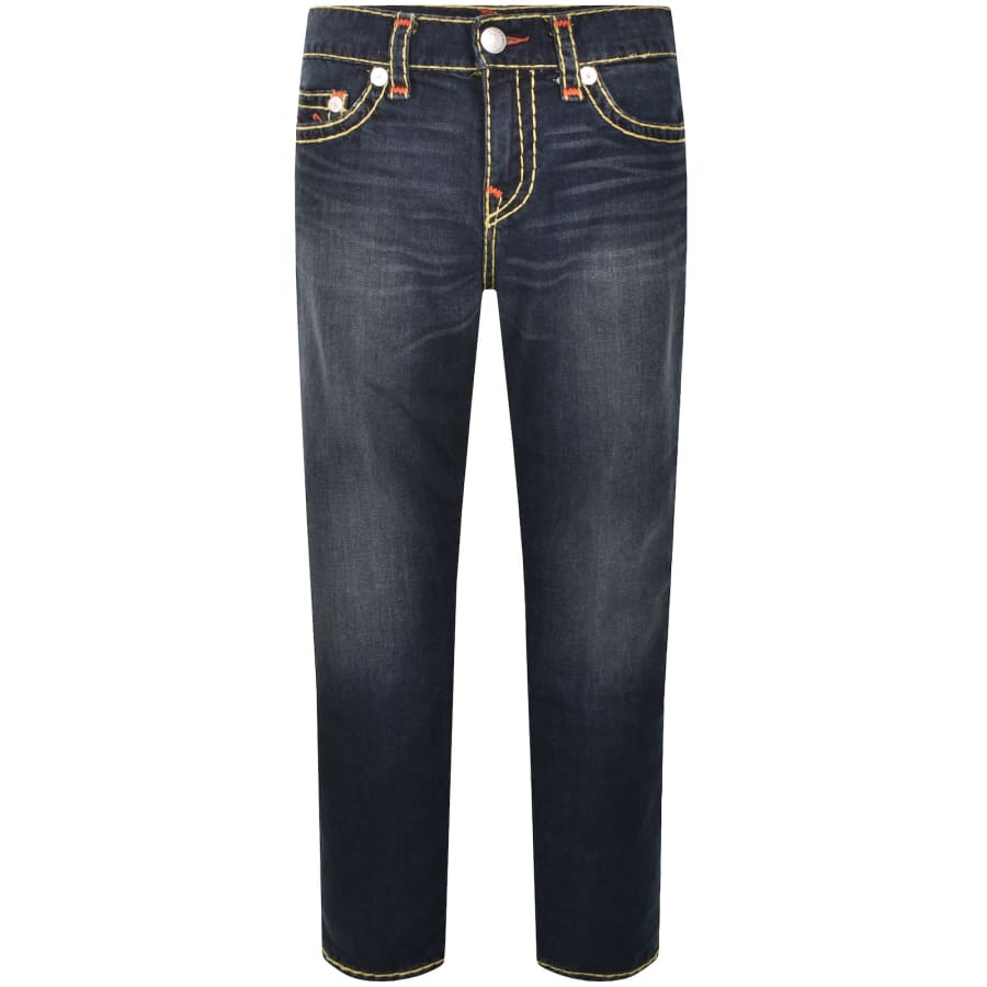 Image number 2 for True Religion Rocco Dark Wash Skinny Jeans Blue