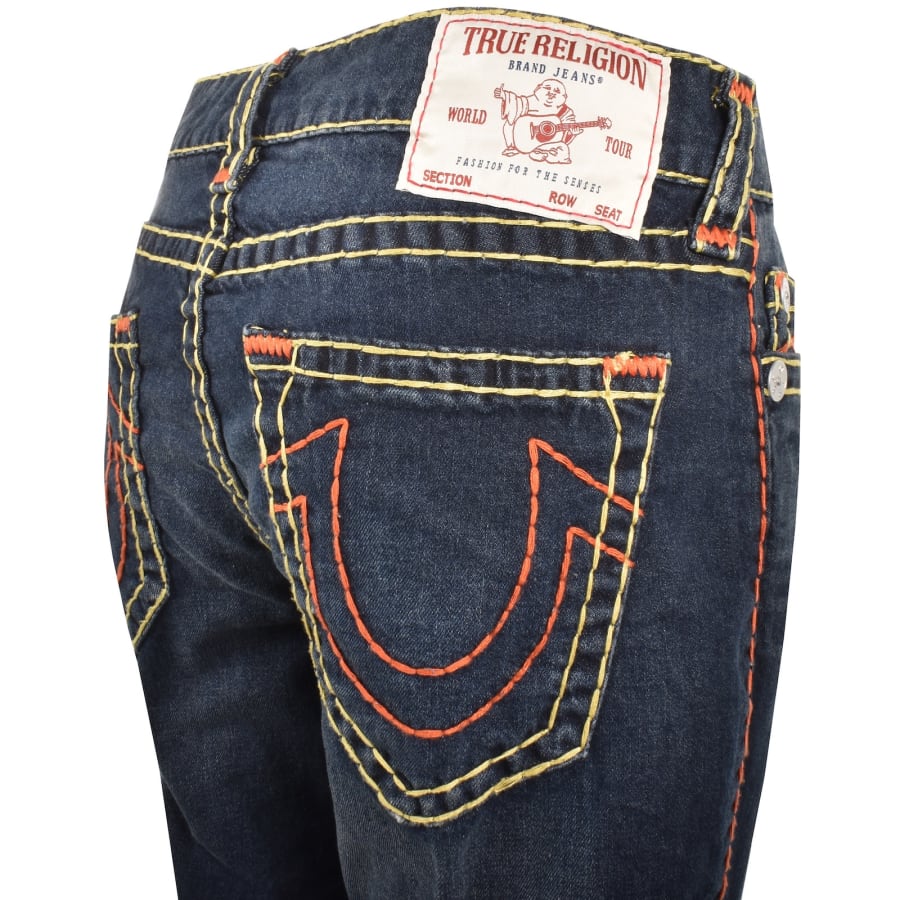 Image number 4 for True Religion Rocco Dark Wash Skinny Jeans Blue