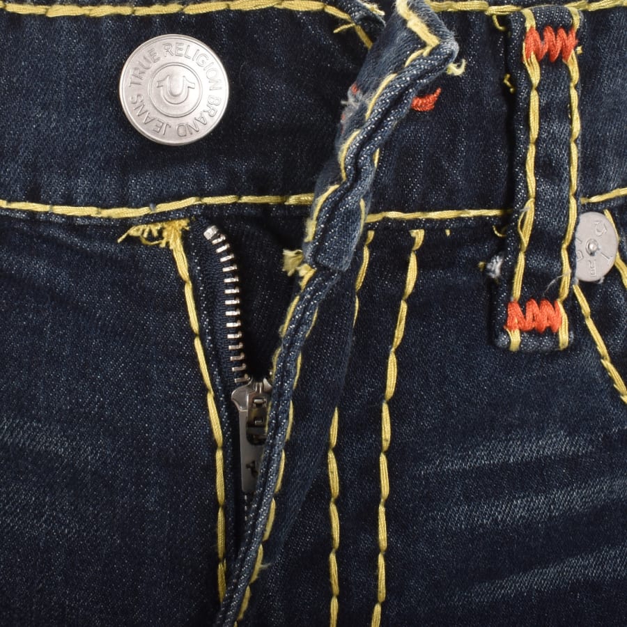 Image number 5 for True Religion Rocco Dark Wash Skinny Jeans Blue