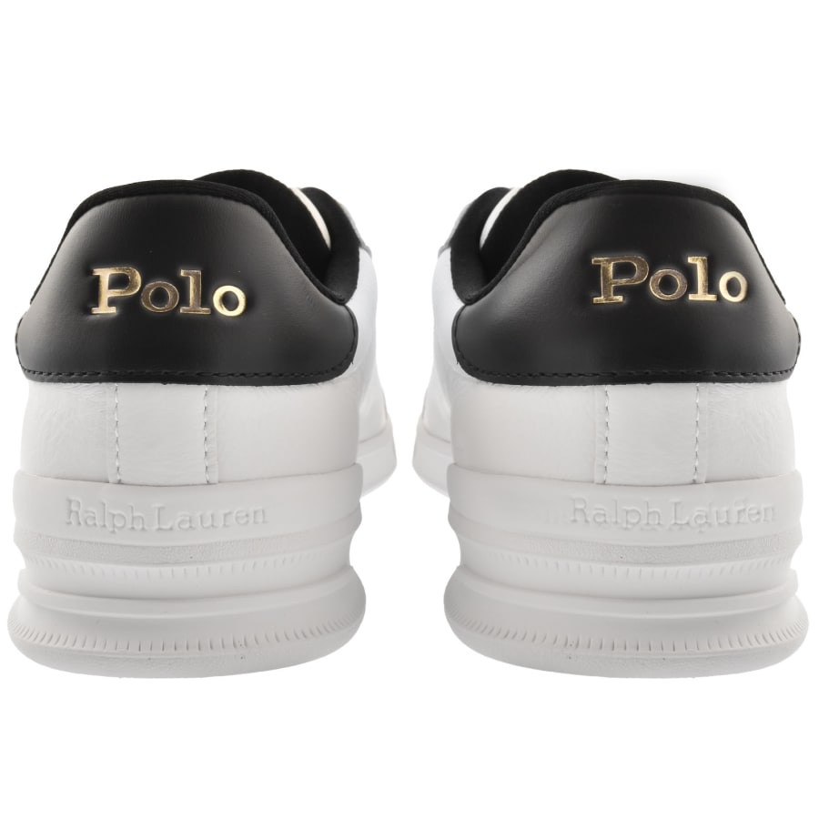 Image number 2 for Ralph Lauren Heritage Court II Trainers White