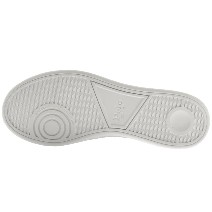 Image number 4 for Ralph Lauren Heritage Court II Trainers White