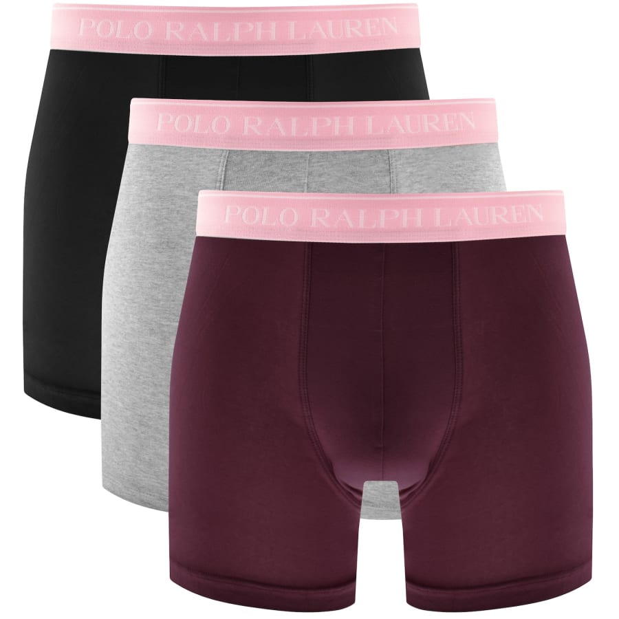 Image number 1 for Ralph Lauren Underwear 3 Pack Boxer Briefs