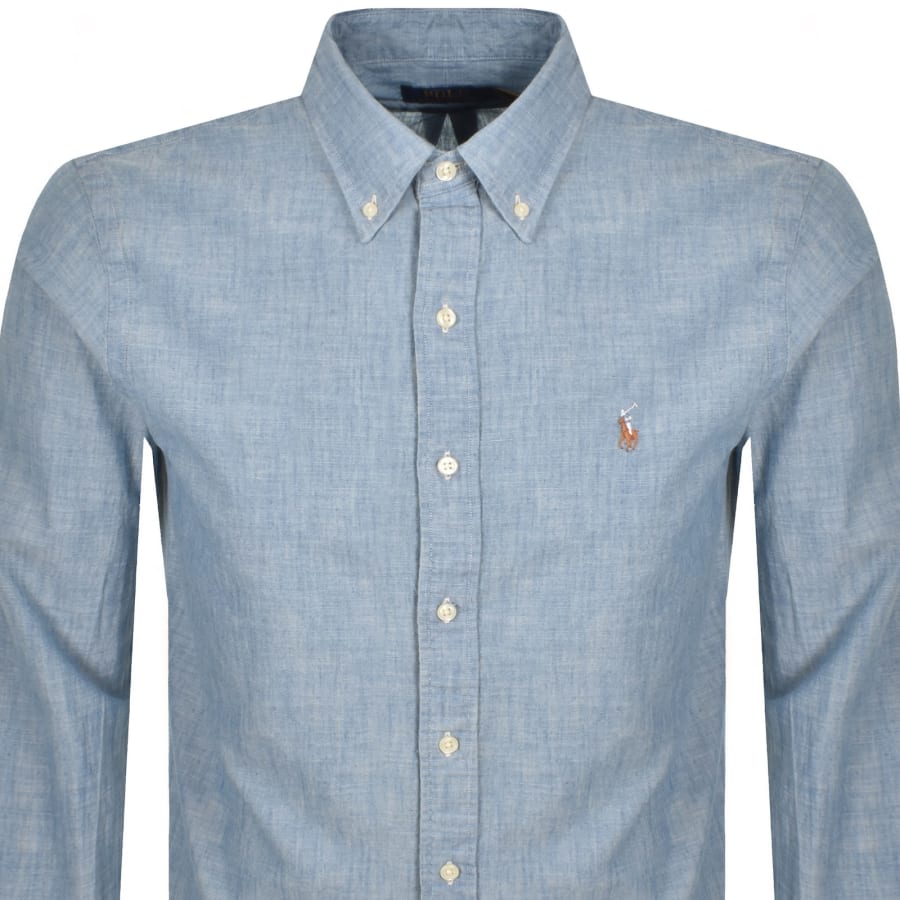 Image number 2 for Ralph Lauren Long Sleeve Shirt Blue