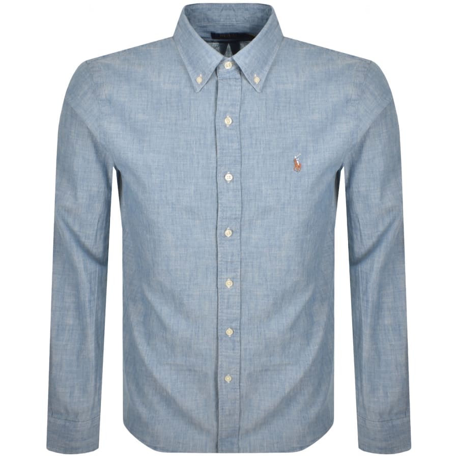 Image number 1 for Ralph Lauren Long Sleeve Shirt Blue