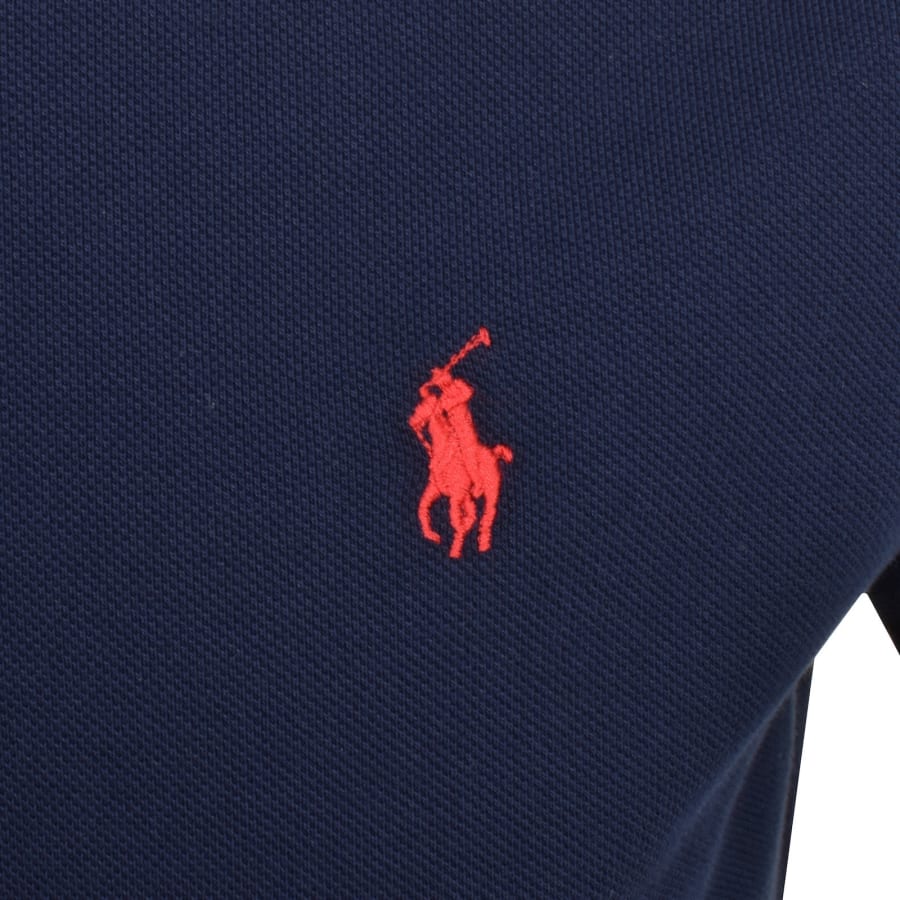 Image number 3 for Ralph Lauren Twin Tipped Polo T Shirt Navy