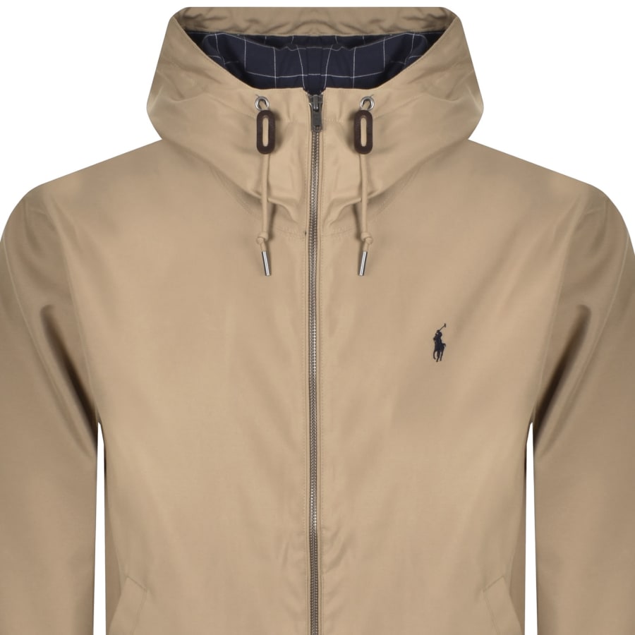 Image number 2 for Ralph Lauren Linded Windbeaker Jacket Beige