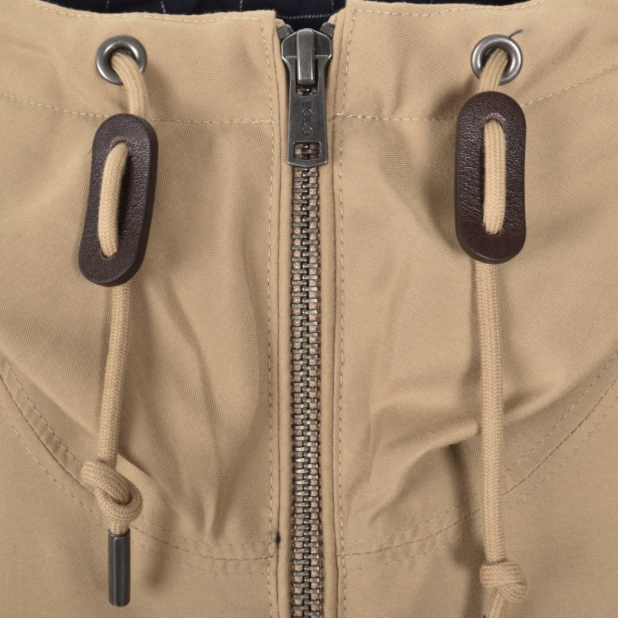 Image number 4 for Ralph Lauren Linded Windbeaker Jacket Beige