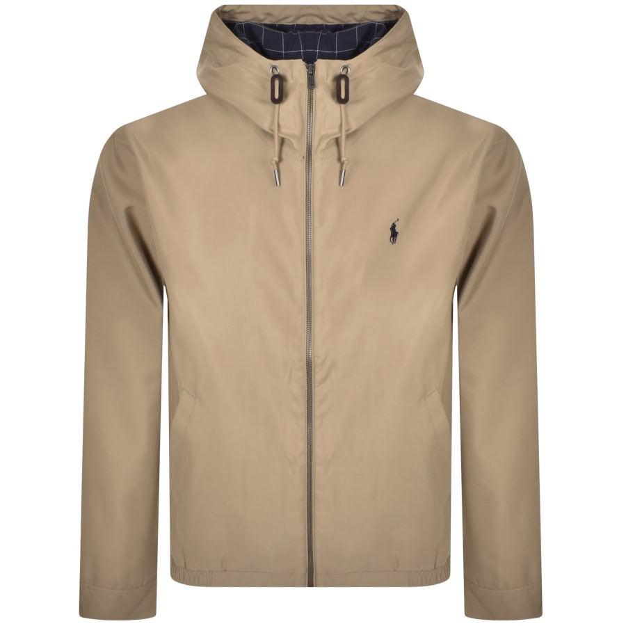 Image number 1 for Ralph Lauren Linded Windbeaker Jacket Beige